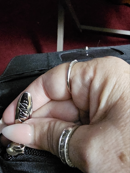 VGC❤️🤍💙Whiting & Davis Crossbody! - Picture 8 of 17